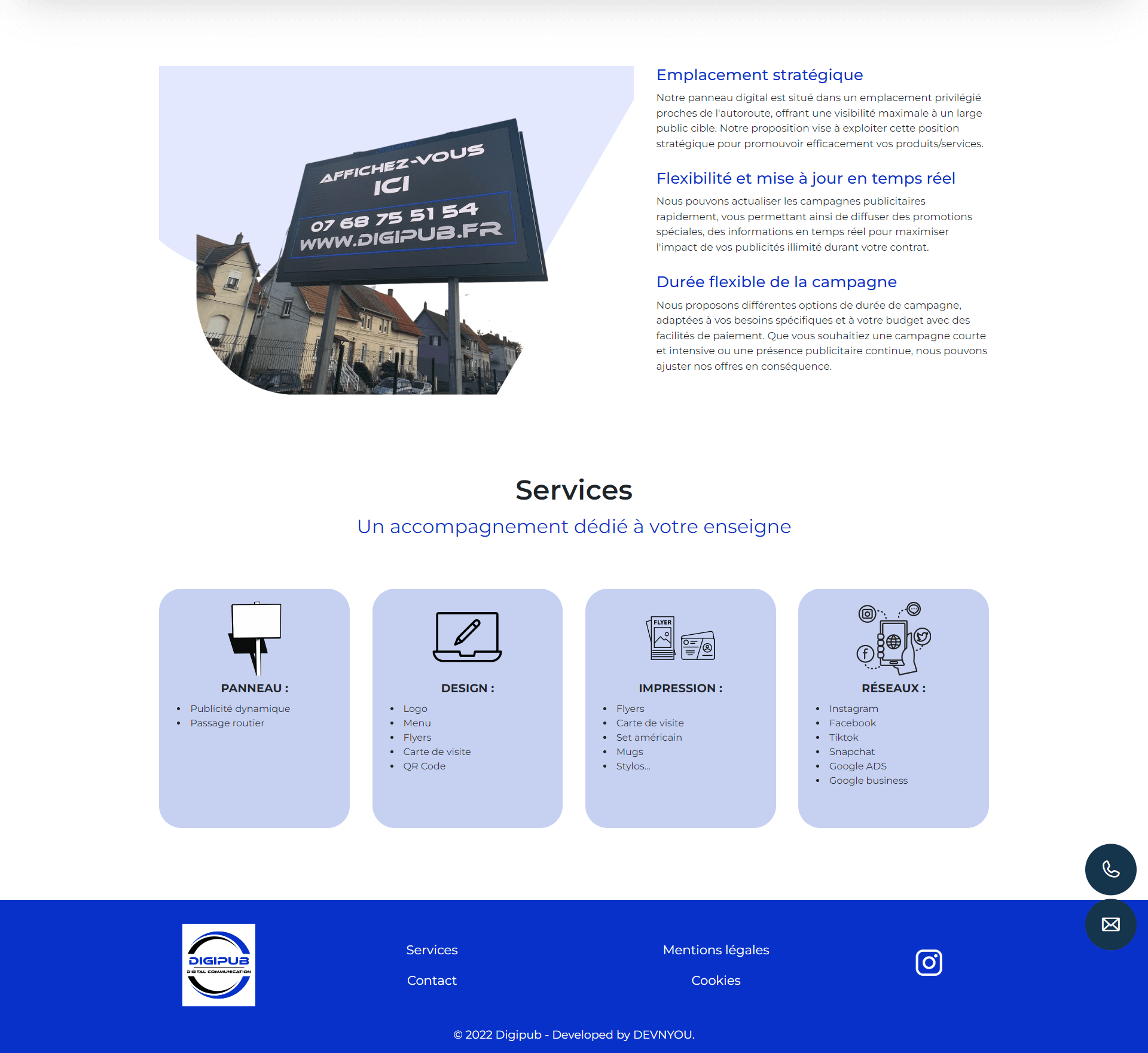 Site web Digipub